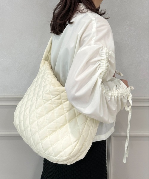 apres jour clair(アプレジュールクレア)の「【apres jour clair×ARIAZ】キルティングショルダーバッグ(ショルダーバッグ・レディース・ホワイト・FREE)」の11枚目の写真