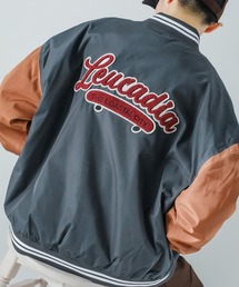 improves | ポリツイル サガラ ロゴ 刺繍 スタジアム ジャンパー(スタジャン)