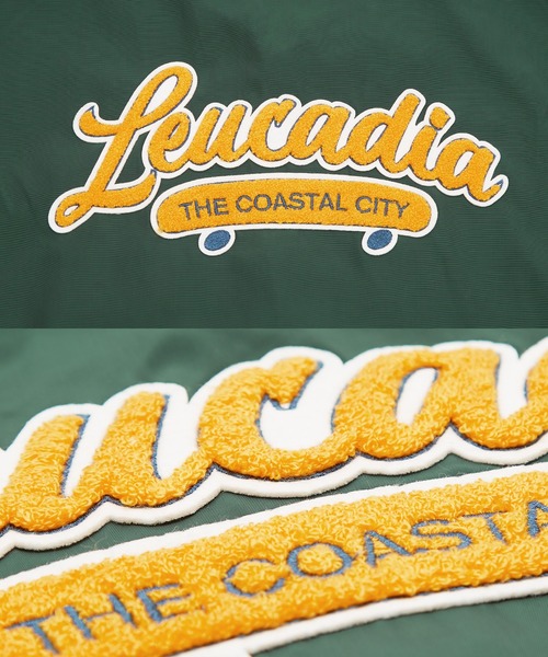 improves（インプローブス）の「ポリツイル サガラ ロゴ 刺繍 スタジアム ジャンパー（スタジャン・メンズ・ブラック/ネイビー/グリーン・MEDIUM/LARGE）」の16枚目の写真