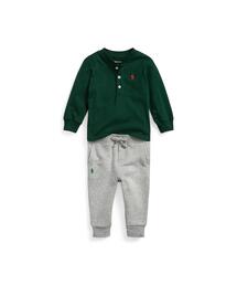 POLO RALPH LAUREN CHILDRENSWEAR（ポロ ラルフ ローレン チルドレンズウェア）の「Polo ポニー ジャージー シャツ & フリース パンツ セット（ベビーギフト・キッズ）」