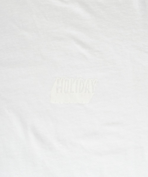 HOLIDAY(ホリデイ)の「BASEBALL T-SHIRT (HOLIDAY) ベースボールTシャツ (ホリデイ)(Tシャツ/カットソー・レディース・ネイビー/ブラウン・S/XL)」の12枚目の写真