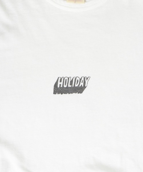 Holiday　ホリデイ　Tシャツ 新品！ホリデイブランド holiday HL*DYロゴTシャツ 黒 XXL