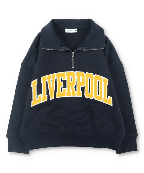 BRANSHES（ブランシェス）の「【ハーフジップアップ】トレーナー（スウェット・キッズ・アイボリー/ネイビー・100/130/90/110/120/160/140/150）」の15枚目の写真