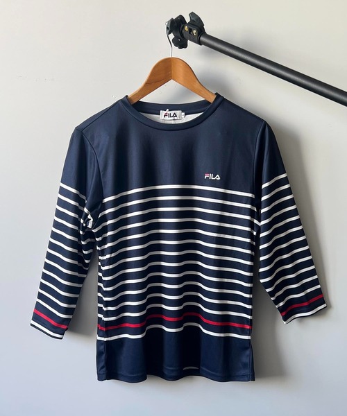 FILA(フィラ)の「セットアップカーディガン(アンサンブル・レディース・ブラック/ライム/ネイビー/ブルーグレー/ピンク・M/S/L/3L/LL)」の12枚目の写真