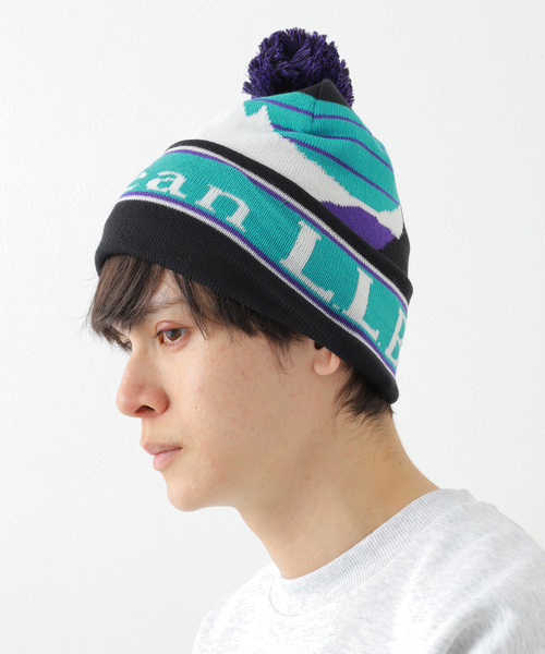 JOURNAL STANDARD relume（ジャーナルスタンダード　レリューム）の「【L.L.BEAN/エルエルビーン】カタディン ポム グラフィック ハット（ニットキャップ/ビーニー・メンズ・チャコールグレー/ブラック/ネイビー/オレンジ・FREE）」の5枚目の写真