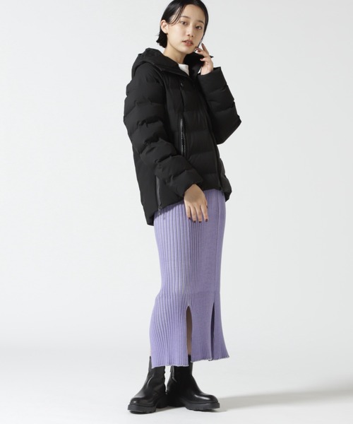 HCAE(エイチシーエーイー) PLEATED RIB KNIT SKIRT/プリーツリブニットスカート