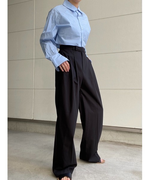 AMAIL（アマイル）の「Smart bitter long pants（その他パンツ・レディース・ブラック/ブラウン・FREE）」の18枚目の写真