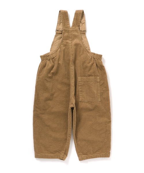 F.O.KIDS(エフオーキッズ)の「F.O.KIDS/エフオーキッズ PRオーバーオール(サロペット/オーバーオール・キッズ・ベージュ/ダークグリーン・130/140)」の5枚目の写真