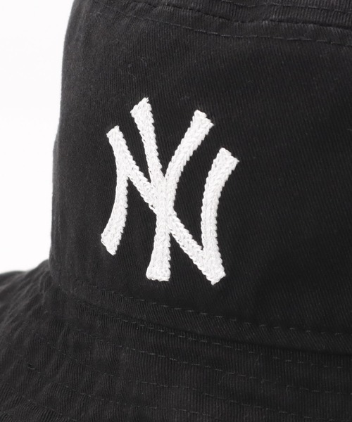 NEW ERA（ニューエラ）の「ニューエラキッズ バケット NYLA MLB（ハット・キッズ・ブラック/ベージュ・S/M/M/L/L/XL）」の7枚目の写真