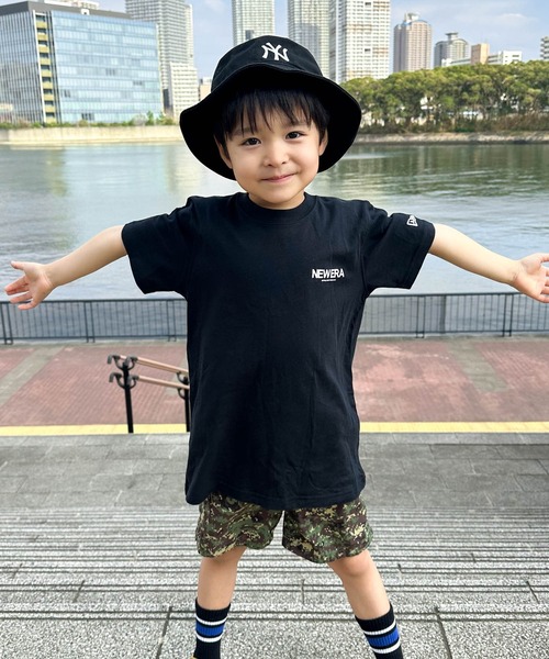 NEW ERA（ニューエラ）の「ニューエラキッズ バケット NYLA MLB（ハット・キッズ・ブラック/ベージュ・S/M/M/L/L/XL）」の18枚目の写真