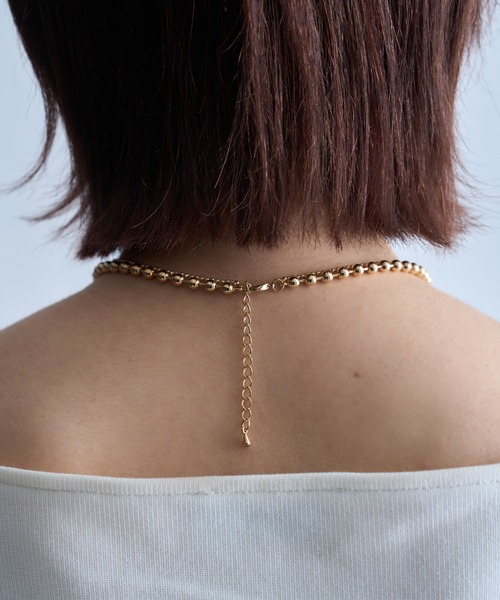 セール】【SETUP7】（追加）ボールチェーン2連ネックレス TTS3020 INF