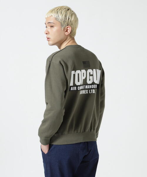AVIREX（アヴィレックス）の「【直営店限定】TOP GUN CREW NECK SWEAT / トップガン クルーネック スウェット / AVIREX / アヴィレックス（スウェット・メンズ・グレー/ネイビー/オリーブ系・2XL/L/M/XL）」の22枚目の写真