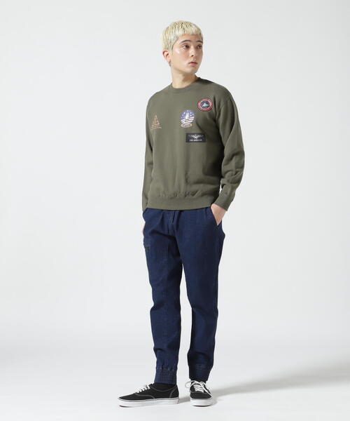 AVIREX(アヴィレックス)の「【直営店限定】TOP GUN CREW NECK SWEAT / トップガン クルーネック スウェット / AVIREX / アヴィレックス(スウェット・メンズ・オリーブ系/ネイビー/グレー・2XL/XL/L/M)」の18枚目の写真
