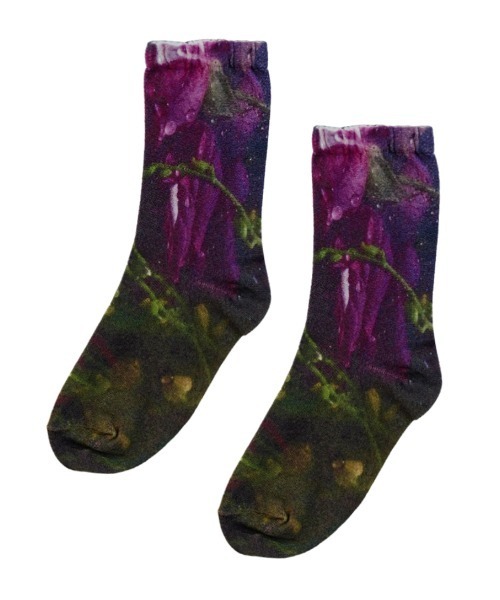 Ameri（アメリ）の「FROSTED GLASS FLOWER PRINT SOCKS（ソックス/靴下・レディース・マルチ・FREE）」の5枚目の写真
