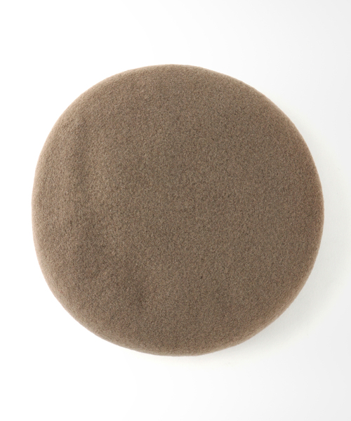 SLOBE IENA（スローブイエナ）の「【LAULHERE】 SLOBE別注 パイピングレザーベレー帽（ハンチング/ベレー帽・レディース・ブラック・FREE）」の6枚目の写真