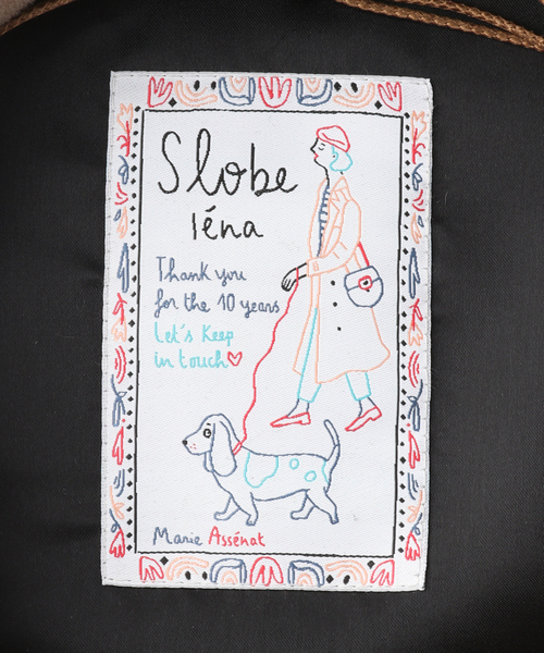 SLOBE IENA（スローブイエナ）の「【LAULHERE】 SLOBE別注 パイピングレザーベレー帽（ハンチング/ベレー帽・レディース・ブラック・FREE）」の2枚目の写真