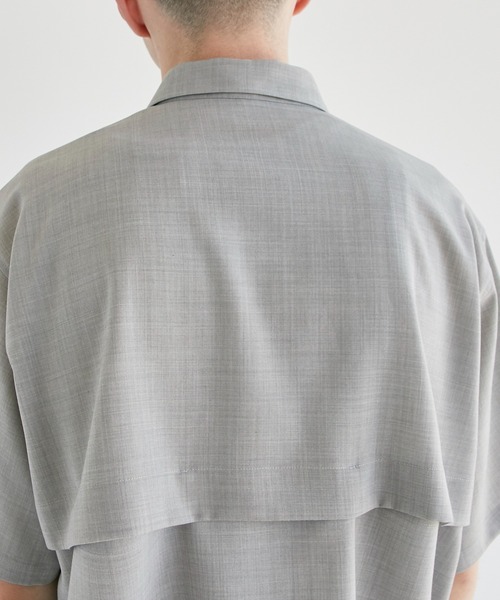 CITY TOKYO（シティトウキョウ）の「TROPICALウールサマーシャツ（シャツ/ブラウス・メンズ・グレー/その他17・1/2）」の13枚目の写真