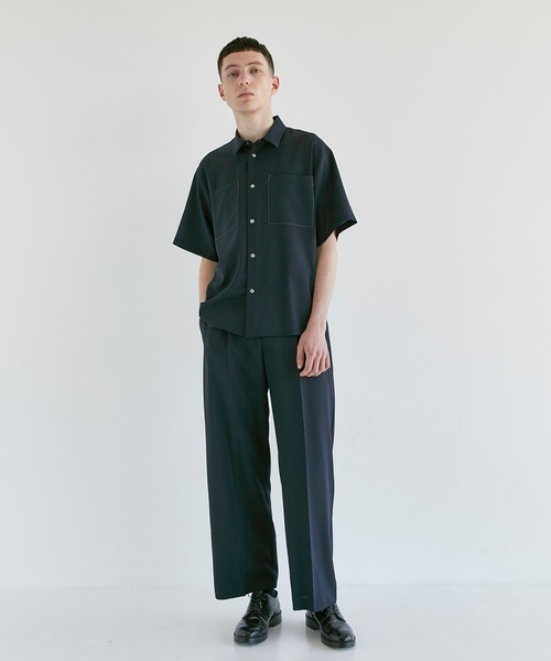 CITY TOKYO（シティトウキョウ）の「TROPICALウールサマーシャツ（シャツ/ブラウス・メンズ・グレー/その他17・1/2）」の14枚目の写真