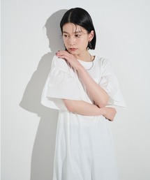 フリルティアードカットワンピース