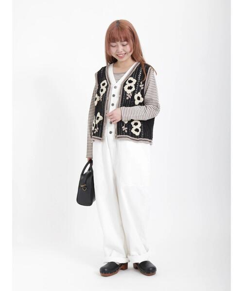 Samansa Mos2（サマンサ モスモス）の「スタッズサボサンダル（ドレスシューズ・レディース・ブラック/ブラウン・MEDIUM/LARGE）」の12枚目の写真