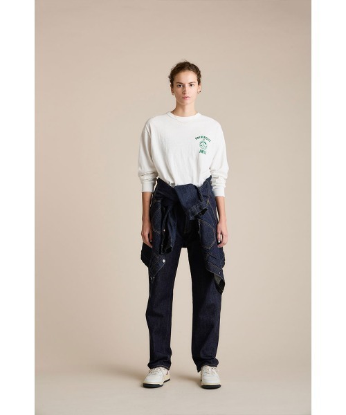 THE SHINZONE(ザ シンゾーン)の「SHINZONE×AMERICANA/シンゾーン×アメリカーナ ロングTEE LONG TEE 23MXXCU03(Tシャツ/カットソー・レディース・ブラウン/ブラック/ホワイト・FREE)」の4枚目の写真