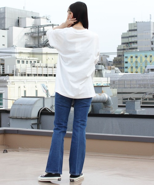 THE SHINZONE(ザ シンゾーン)の「SHINZONE×AMERICANA/シンゾーン×アメリカーナ ロングTEE LONG TEE 23MXXCU03(Tシャツ/カットソー・レディース・ブラウン/ブラック/ホワイト・FREE)」の14枚目の写真