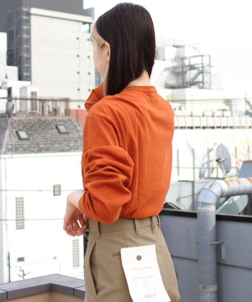 THE SHINZONE(ザ シンゾーン)の「SHINZONE×AMERICANA/シンゾーン×アメリカーナ ロングTEE LONG TEE 23MXXCU03(Tシャツ/カットソー・レディース・ブラウン/ブラック/ホワイト・FREE)」の21枚目の写真