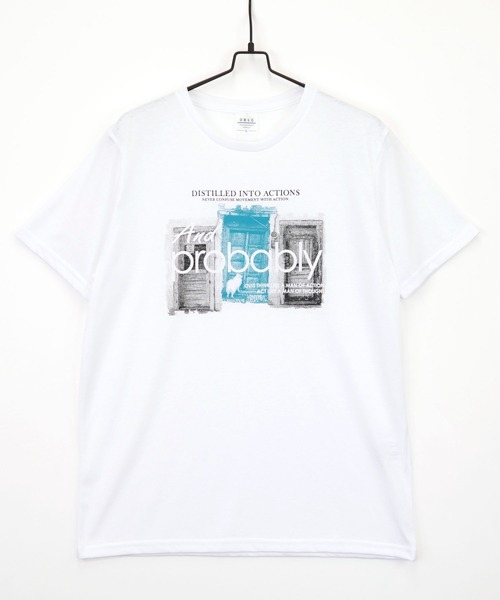 Burner（バーナー）の「【GROOVY STORE】フォトプリント半袖Tシャツ（Tシャツ/カットソー・メンズ・ライトブラック/ミント/ブラック/ブルー/杢グレー/ホワイト/ホワイト系その他2/グリーン/ブラック系その他2/ピンク/アッシュ/ネイビー/ストーン/ターコイズブルー/グリーン系その他2/エンジ/グリーン系その他3/ピンク系その他2/ホワイト系その他4/ブラック系その他3/ブラック系その他5/ホワイト系その他3/ブラック系その他4/インディゴブルー・M/L/LL）」の2枚目の写真