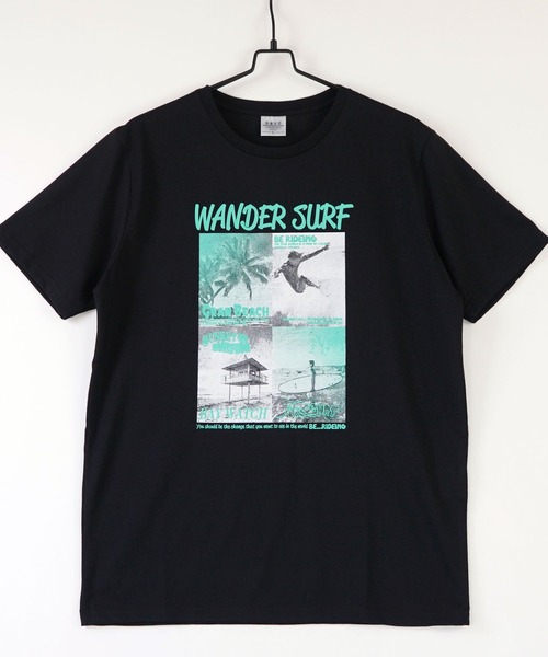 Burner（バーナー）の「【GROOVY STORE】フォトプリント半袖Tシャツ（Tシャツ/カットソー・メンズ・ライトブラック/ミント/ブラック/ブルー/杢グレー/ホワイト/ホワイト系その他2/グリーン/ブラック系その他2/ピンク/アッシュ/ネイビー/ストーン/ターコイズブルー/グリーン系その他2/エンジ/グリーン系その他3/ピンク系その他2/ホワイト系その他4/ブラック系その他3/ブラック系その他5/ホワイト系その他3/ブラック系その他4/インディゴブルー・M/L/LL）」の9枚目の写真