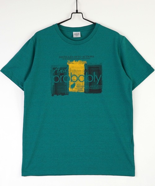 Burner（バーナー）の「【GROOVY STORE】フォトプリント半袖Tシャツ（Tシャツ/カットソー・メンズ・ライトブラック/ミント/ブラック/ブルー/杢グレー/ホワイト/ホワイト系その他2/グリーン/ブラック系その他2/ピンク/アッシュ/ネイビー/ストーン/ターコイズブルー/グリーン系その他2/エンジ/グリーン系その他3/ピンク系その他2/ホワイト系その他4/ブラック系その他3/ブラック系その他5/ホワイト系その他3/ブラック系その他4/インディゴブルー・M/L/LL）」の16枚目の写真