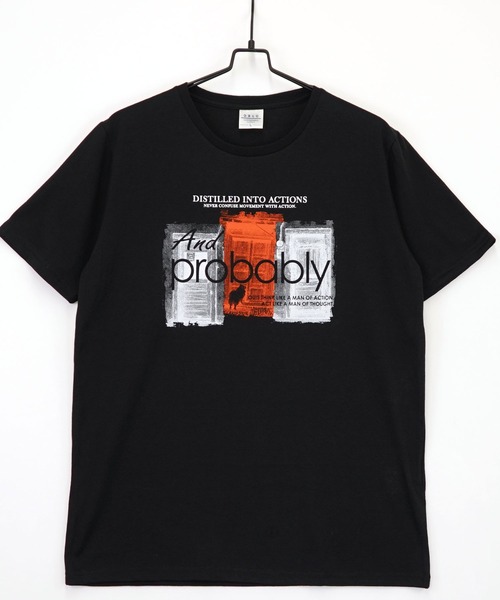 Burner（バーナー）の「【GROOVY STORE】フォトプリント半袖Tシャツ（Tシャツ/カットソー・メンズ・ライトブラック/ミント/ブラック/ブルー/杢グレー/ホワイト/ホワイト系その他2/グリーン/ブラック系その他2/ピンク/アッシュ/ネイビー/ストーン/ターコイズブルー/グリーン系その他2/エンジ/グリーン系その他3/ピンク系その他2/ホワイト系その他4/ブラック系その他3/ブラック系その他5/ホワイト系その他3/ブラック系その他4/インディゴブルー・M/L/LL）」の7枚目の写真