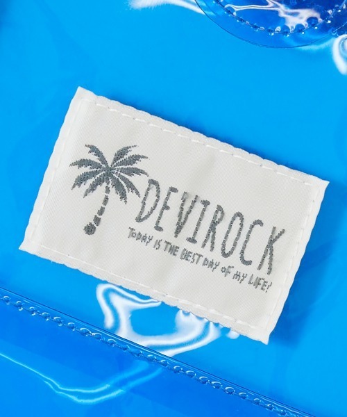 devirock（デビロック）の「ネオンカラー クリアプールバッグ トート（スイムグッズ・キッズ・グリーン系その他/ブルー系その他/チャコール/ラベンダー/ピンク/ブラック/ライトブルー/イエロー系その他/オレンジ系その他/ブルー/その他11・ONE SIZE）」の15枚目の写真