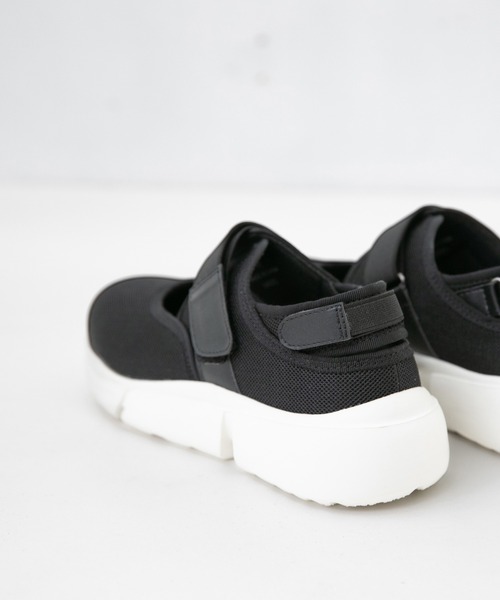 menue（メヌエ）の「厚底 ベルクロメッシュ メリージェーン スニーカー（スニーカー・レディース・ブラック/アイボリー・LL/S/M/L）」の13枚目の写真