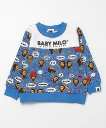 A BATHING APE（アベイシングエイプ）の「BABY MILO SPEECH BALLOON CREWNECK K（スウェット・キッズ）」
