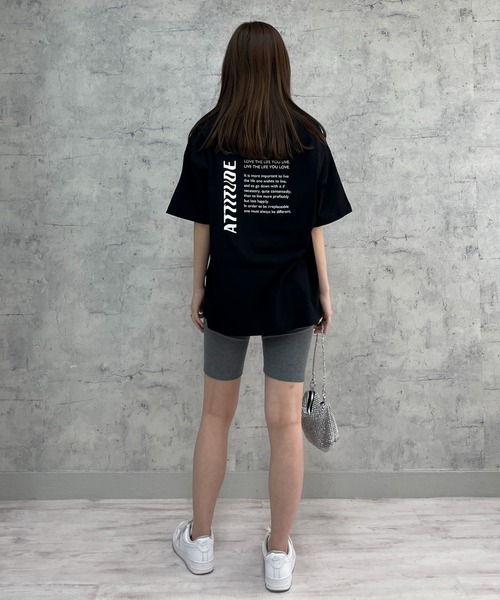 EPIMI E'PIMMY（エピミエピミー）の「アソートプリントオーバーTシャツ（Tシャツ/カットソー・レディース・ブラック系その他/ブラック/ホワイト/チャコールグレー/オフホワイト・MEDIUM）」の8枚目の写真