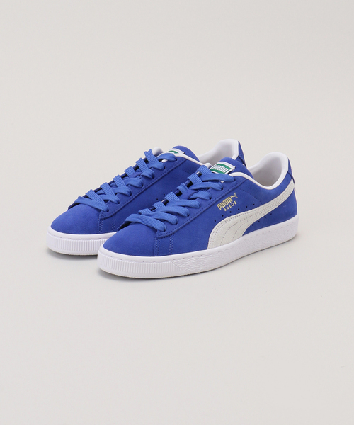 PUMA（プーマ）の「【PUMA/プーマ】スウェードクラシック21（スニーカー・レディース・グリーン/ネイビー・22cm/23cm/24cm）」の2枚目の写真