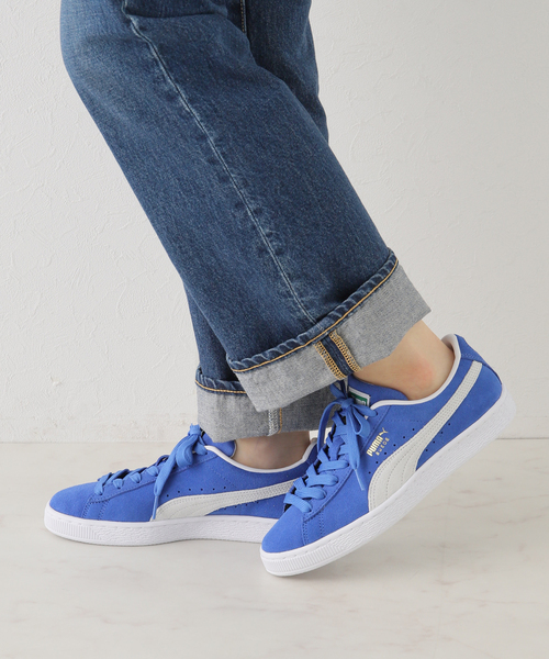 PUMA（プーマ）の「【PUMA/プーマ】スウェードクラシック21（スニーカー・レディース・グリーン/ネイビー・22cm/23cm/24cm）」の18枚目の写真