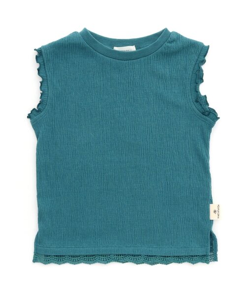 Seraph（セラフ）の「袖フリルタンクトップ（タンクトップ・キッズ・ブルー/キナリ/レッド・140/80/95/100/90/120/110/130）」の3枚目の写真