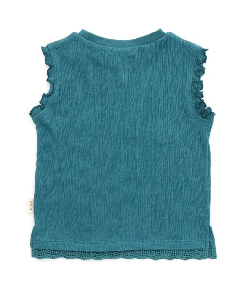 Seraph（セラフ）の「袖フリルタンクトップ（タンクトップ・キッズ・ブルー/キナリ/レッド・140/80/95/100/90/120/110/130）」の4枚目の写真