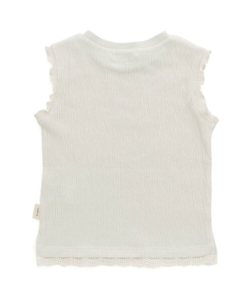 Seraph（セラフ）の「袖フリルタンクトップ（タンクトップ・キッズ・ブルー/キナリ/レッド・140/80/95/100/90/120/110/130）」の5枚目の写真