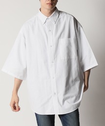 オックスフォードシャツ ビッグシルエット レギュラー半袖シャツ