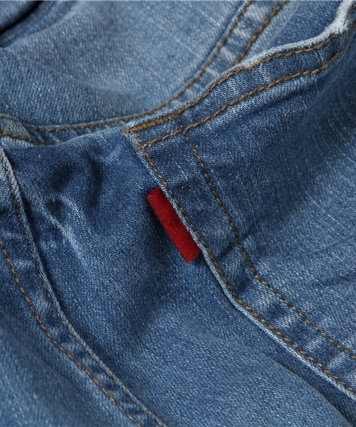 MEN'S MELROSE(メンズメルローズ)の「ストレッチライトオン9分丈デニム(デニムパンツ・メンズ・ライトインディゴブルー/インディゴブルー・LARGE/MEDIUM/X-LARGE/SMALL)」の8枚目の写真