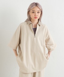 WHIMSIC | 【UNISEX/SET UP対応】ヘビーウェイトカットソーポロシャツ(ポロシャツ)