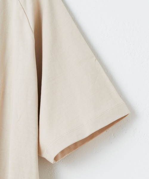 WHIMSIC(ウィムジック)の「【UNISEX/SET UP対応】ヘビーウェイトカットソーポロシャツ(ポロシャツ・メンズ・チャコールグレー/アイボリー・FREE)」の15枚目の写真