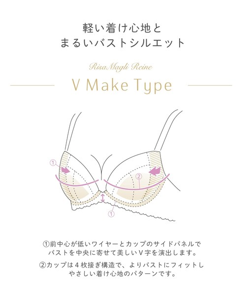 Risa Magli(リサマリ)の「◆アン・マリー ブラジャー(ブラジャー・レディース・イエロー系その他/ダークネイビー/レッド・B65/B75/D65/D75/C65/C75/D70/B70/C70/D80)」の9枚目の写真