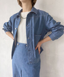 【新品タグ付✴︎】IENA LA BOUCLE◆ライトデニムブルゾン 新品タグ付✴︎】IENA LA BOUCLE◇ライトデニムブルゾン