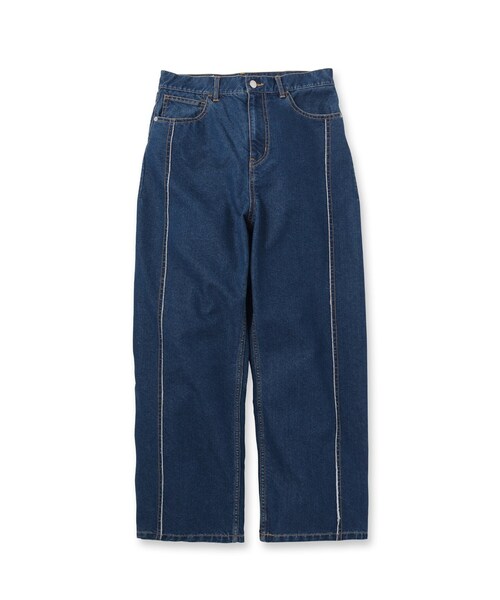 tk.TAKEO KIKUCHI(ティーケータケオキクチ)の「◆フリンジカットデニムパンツ(デニムパンツ・メンズ・チャコールグレー/ブルー・03/02)」の14枚目の写真