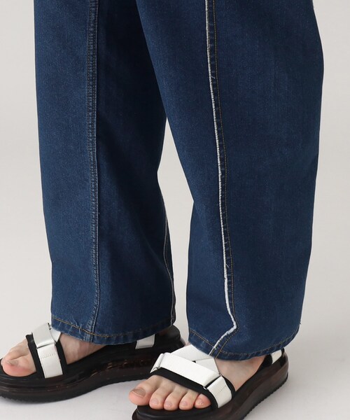 tk.TAKEO KIKUCHI(ティーケータケオキクチ)の「◆フリンジカットデニムパンツ(デニムパンツ・メンズ・チャコールグレー/ブルー・03/02)」の15枚目の写真