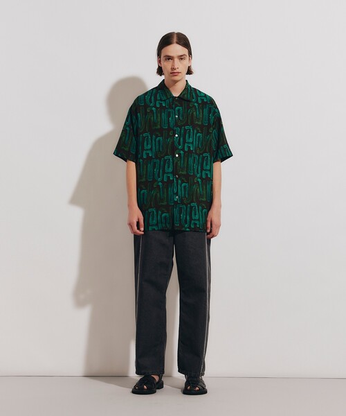 tk.TAKEO KIKUCHI(ティーケータケオキクチ)の「◆フリンジカットデニムパンツ(デニムパンツ・メンズ・チャコールグレー/ブルー・03/02)」の18枚目の写真