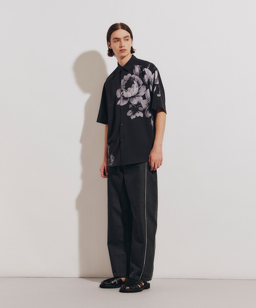 tk.TAKEO KIKUCHI(ティーケータケオキクチ)の「◆フリンジカットデニムパンツ(デニムパンツ・メンズ・チャコールグレー/ブルー・03/02)」の22枚目の写真